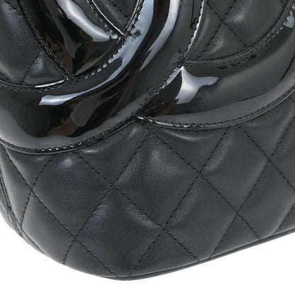 Chanel Black Calfskin Cambon Ligne Tote Handbag