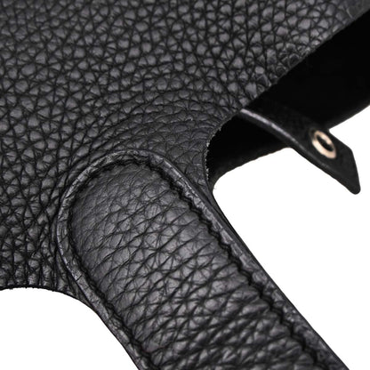 Hermes Black Taurillon Clemence Picotin Lock 22 MM Handbag