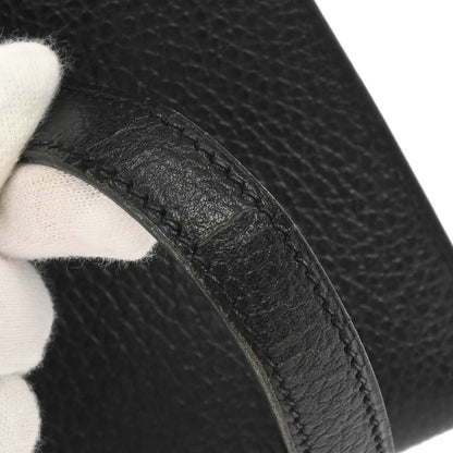 Hermes Black Ardennes Kelly 28 Sellier 2way Shoulder Handbag