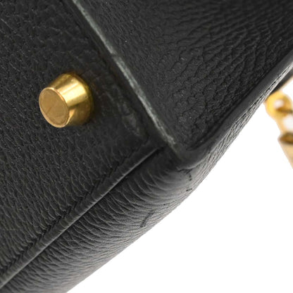 Hermes Black Ardennes Kelly 28 Sellier 2way Shoulder Handbag