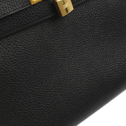 Hermes Black Ardennes Kelly 28 Sellier 2way Shoulder Handbag