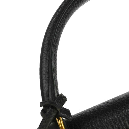 Hermes Black Ardennes Kelly 28 Sellier 2way Shoulder Handbag
