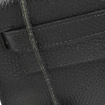 Hermes Black Ardennes Kelly 28 Sellier 2way Shoulder Handbag
