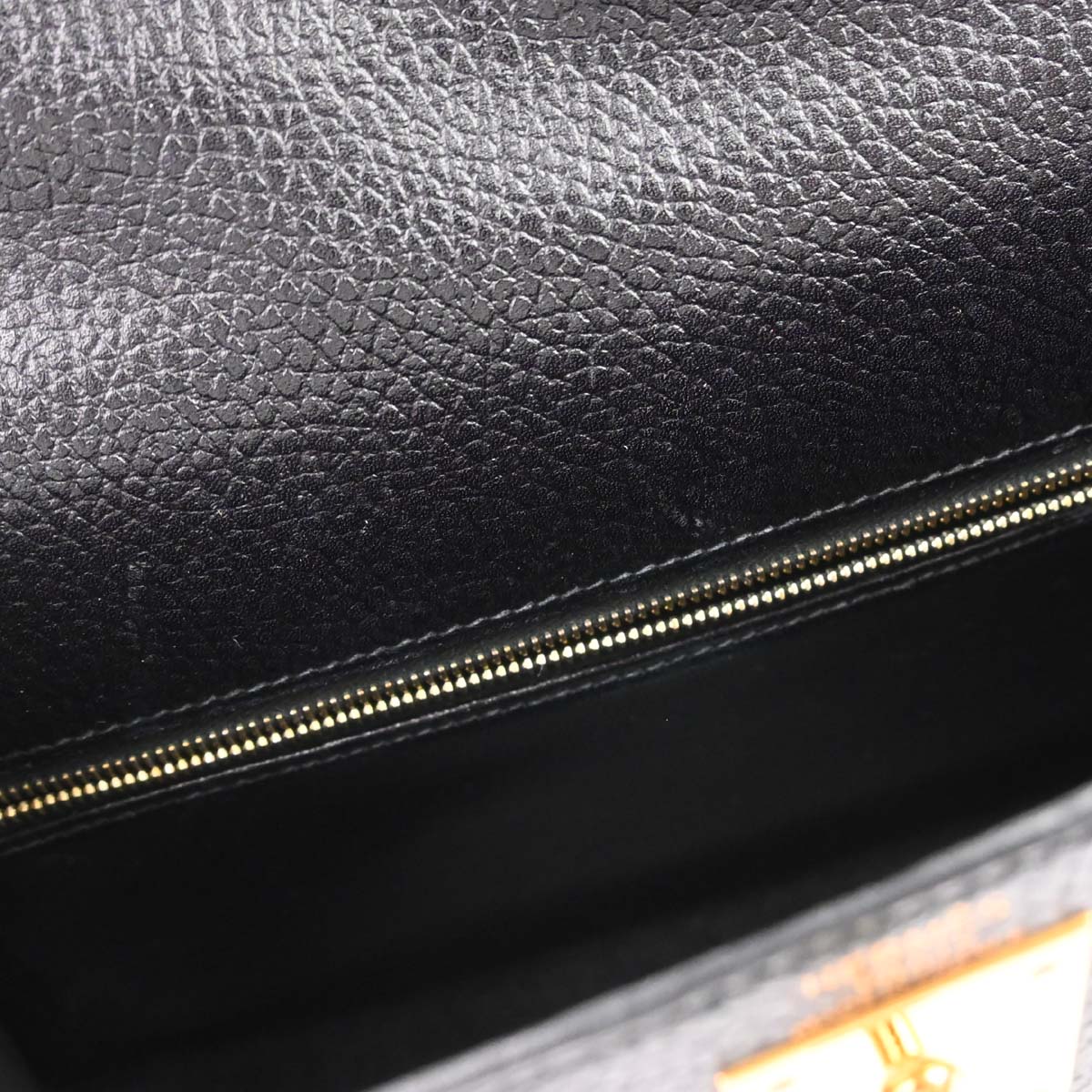 Hermes Black Ardennes Kelly 28 Sellier 2way Shoulder Handbag