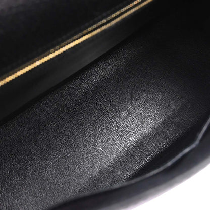 Hermes Black Ardennes Kelly 28 Sellier 2way Shoulder Handbag