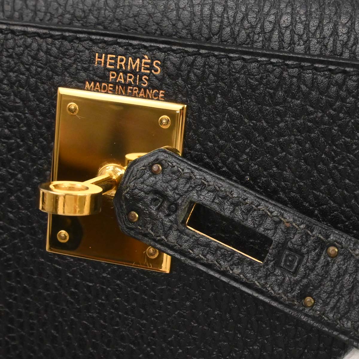 Hermes Black Ardennes Kelly 28 Sellier 2way Shoulder Handbag