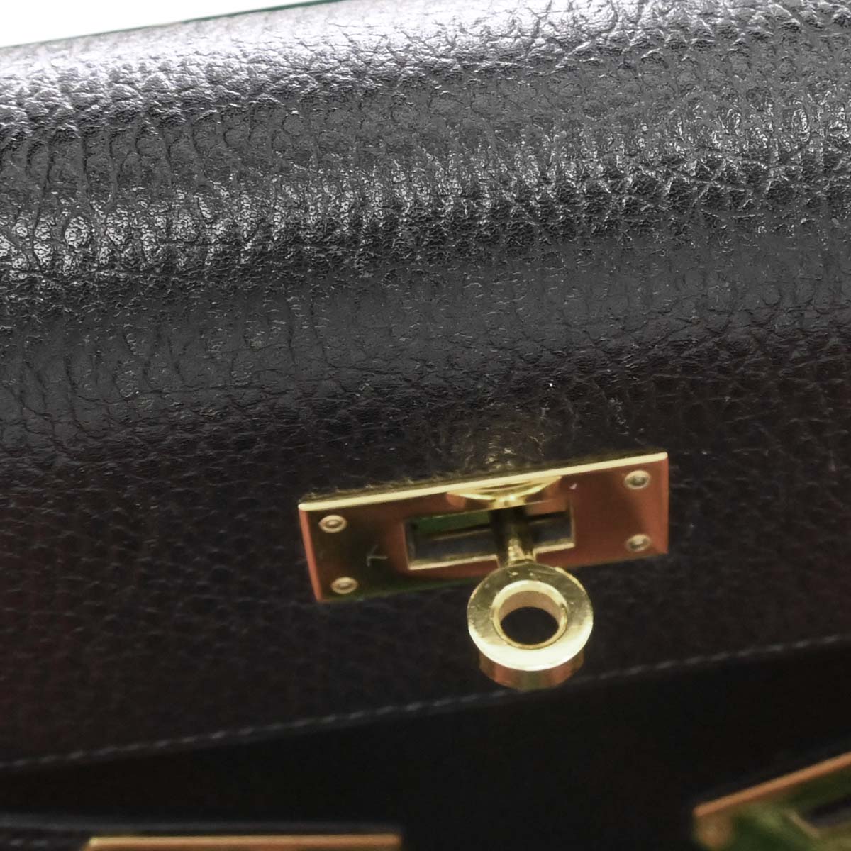 Hermes Black Ardennes Kelly 28 Sellier 2way Shoulder Handbag