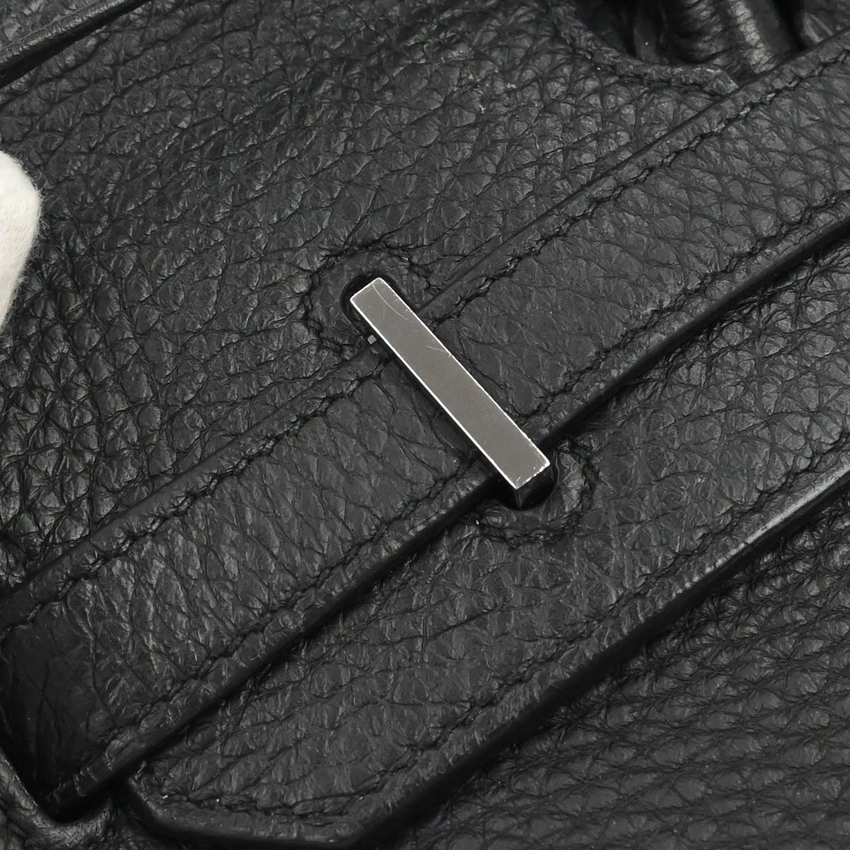 Hermes Black Taurillon Clemence Birkin 35 Handbag