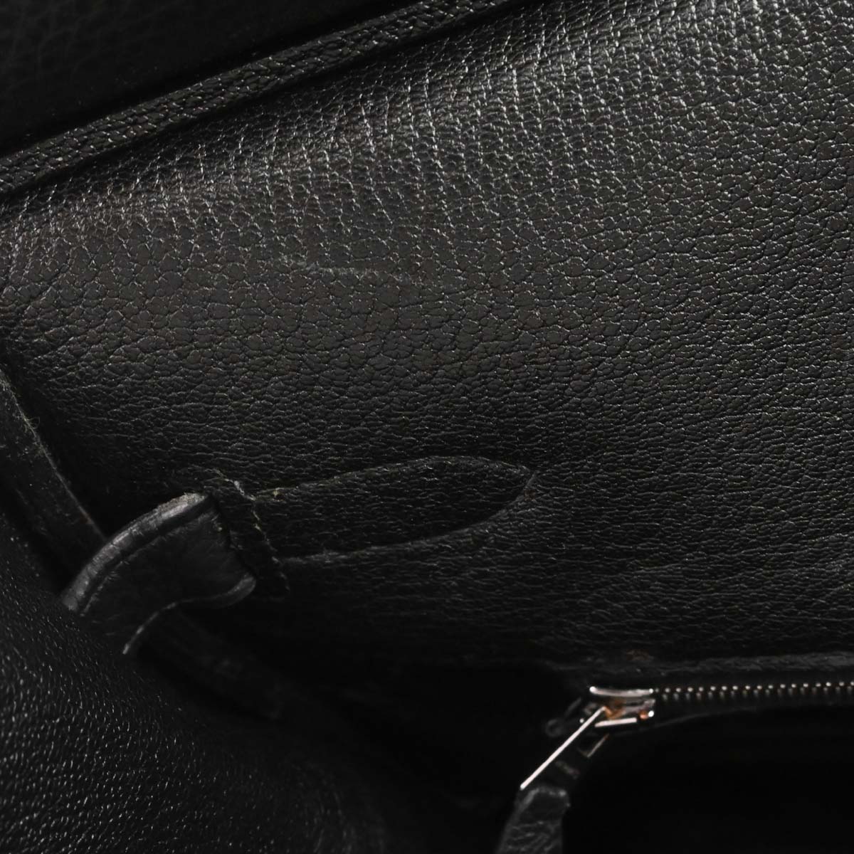 Hermes Black Taurillon Clemence Birkin 35 Handbag