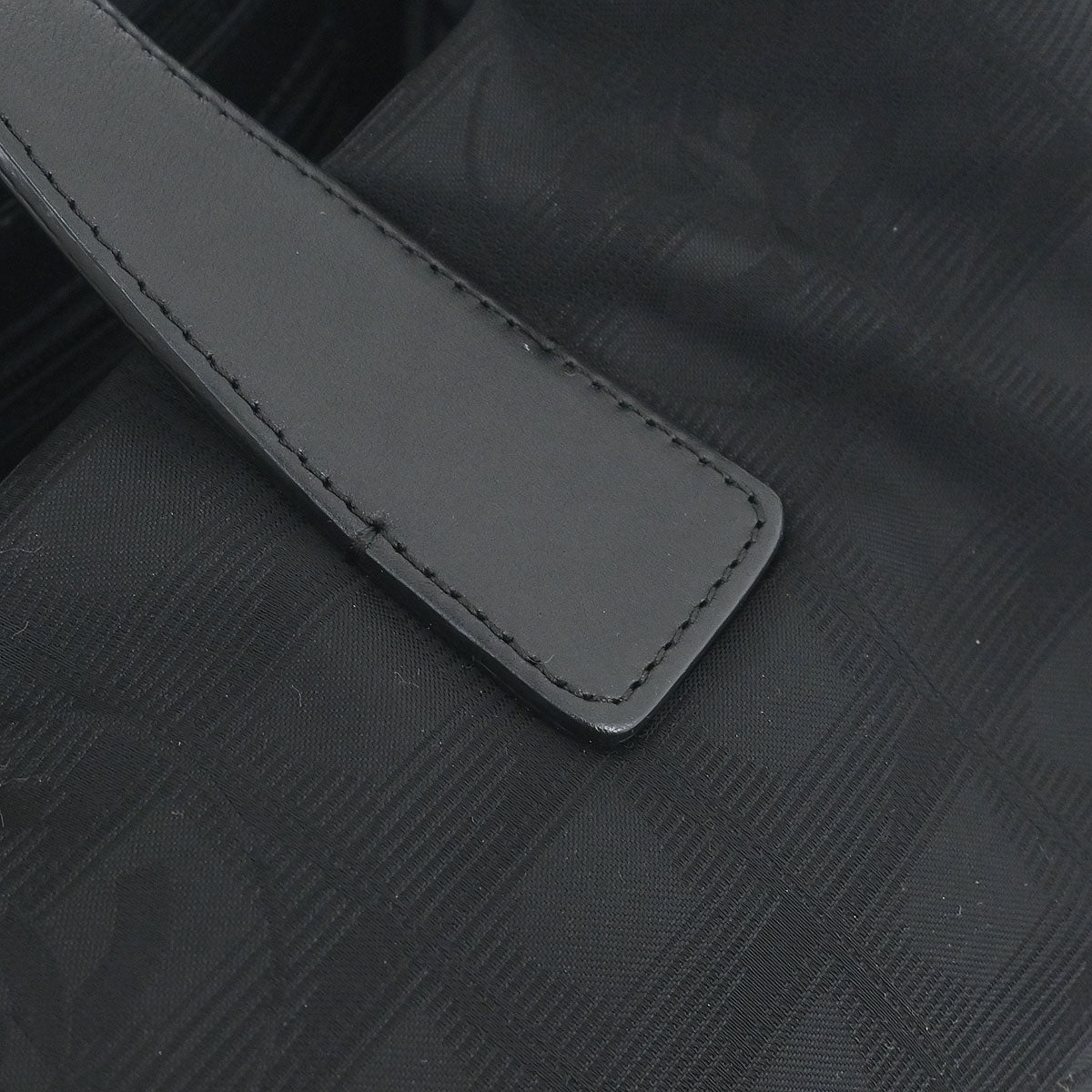 Chanel 2008-2009 Black Jacquard Nylon Travel Line Tote Bag