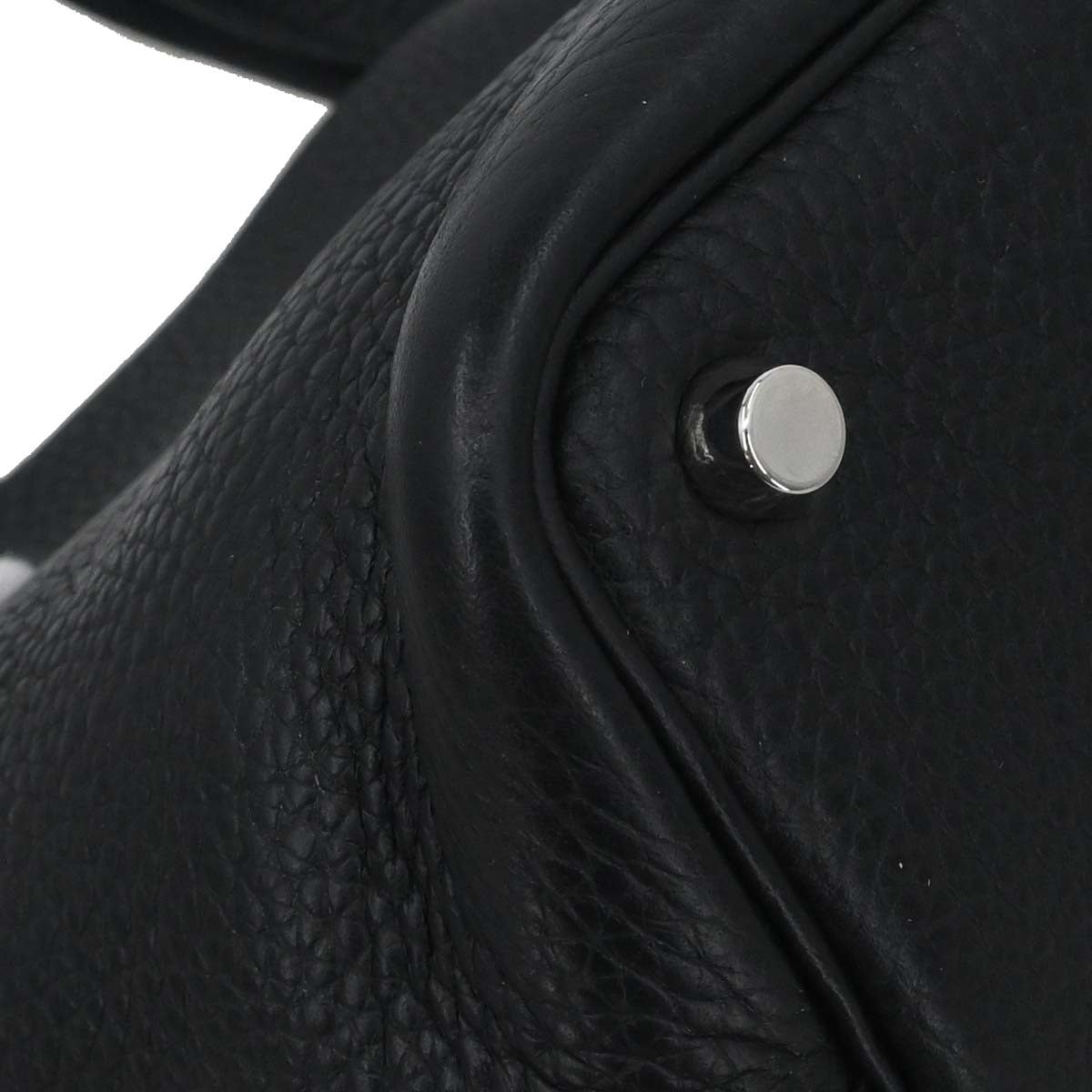 Hermes Black Taurillon Clemence Picotin 18 PM Handbag