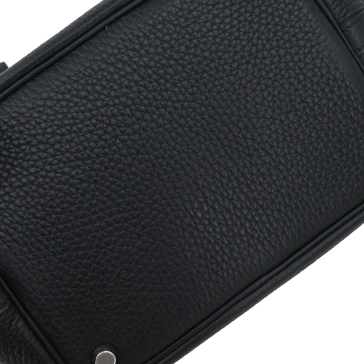 Hermes Black Taurillon Clemence Picotin 18 PM Handbag