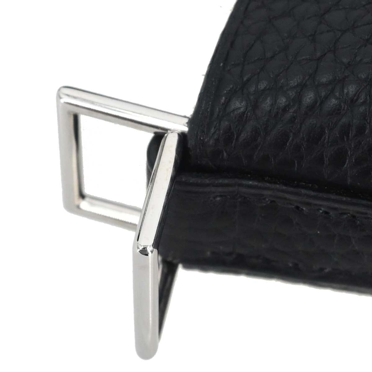 Hermes Black Taurillon Clemence Picotin 18 PM Handbag