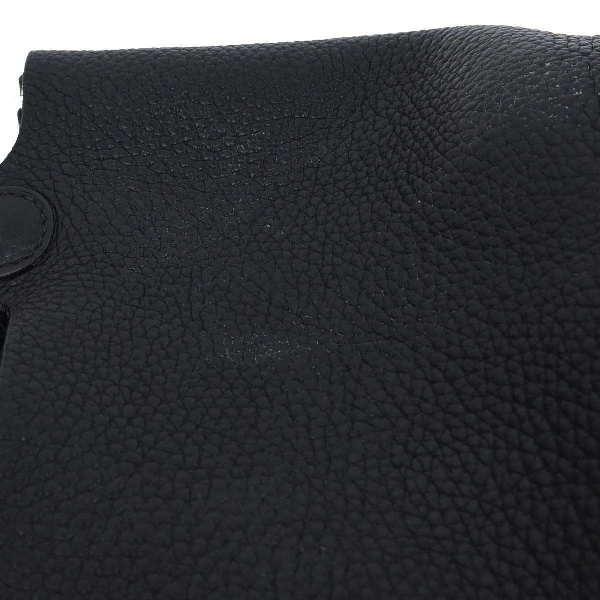 Hermes Black Taurillon Clemence Picotin 18 PM Handbag