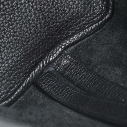 Hermes Black Taurillon Clemence Picotin 18 PM Handbag