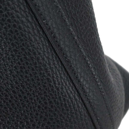 Hermes Black Taurillon Clemence Picotin 18 PM Handbag