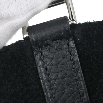 Hermes Black Taurillon Clemence Picotin 18 PM Handbag