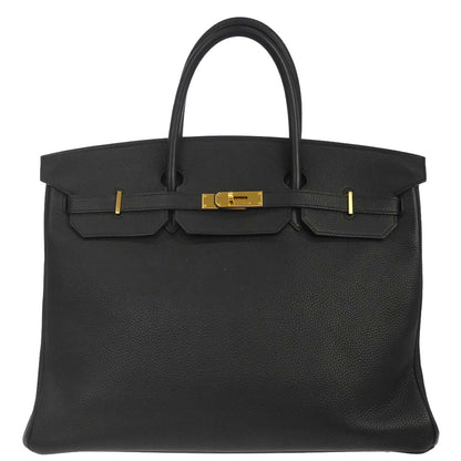 Hermes Black Togo Birkin 40 Handbag
