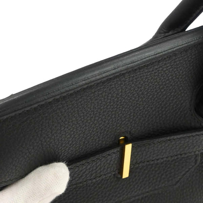 Hermes Black Togo Birkin 40 Handbag