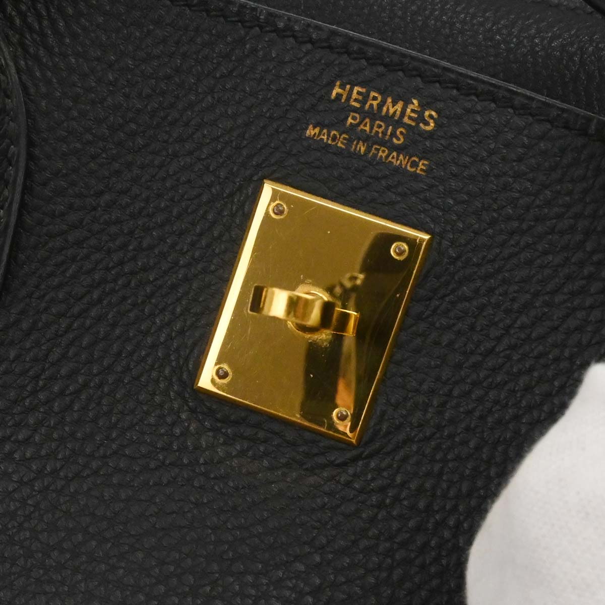 Hermes Black Togo Birkin 40 Handbag