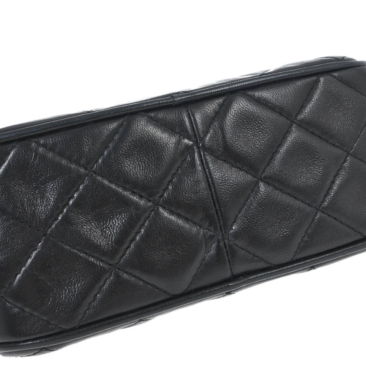 Chanel 1994-1996 Black Lambskin Camera Bag Mini