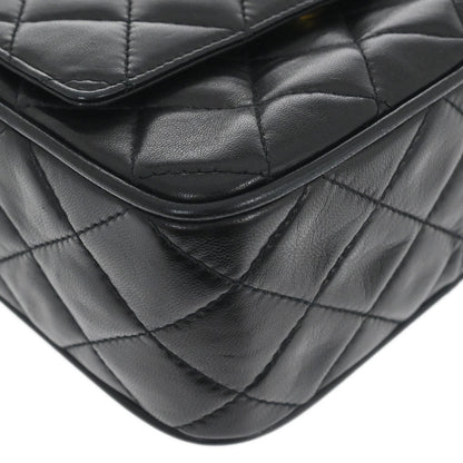 Chanel 1994-1996 Black Lambskin Camera Bag Mini