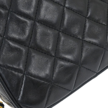 Chanel 1994-1996 Black Lambskin Camera Bag Mini