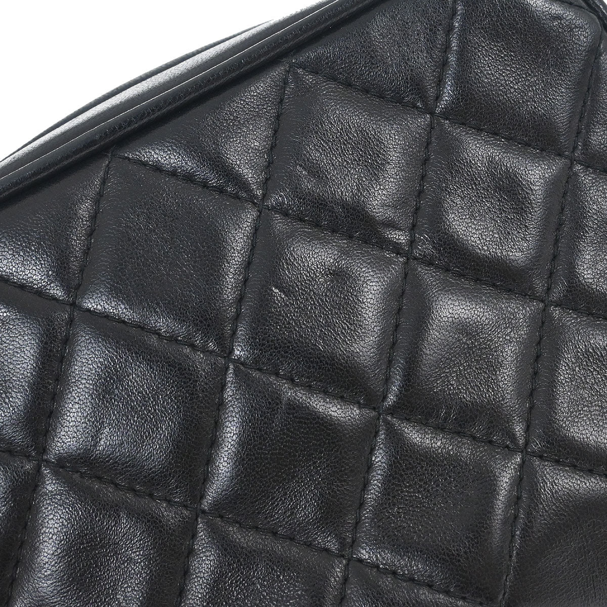 Chanel 1994-1996 Black Lambskin Camera Bag Mini