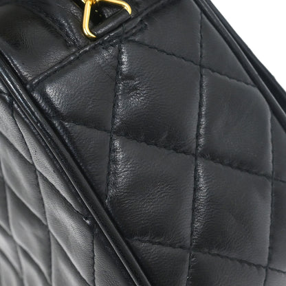 Chanel 1994-1996 Black Lambskin Camera Bag Mini