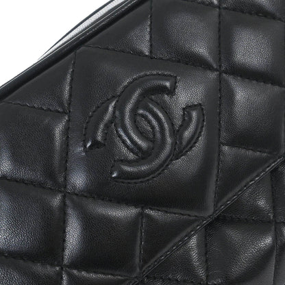 Chanel 1994-1996 Black Lambskin Camera Bag Mini