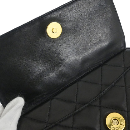 Chanel 1994-1996 Black Lambskin Camera Bag Mini