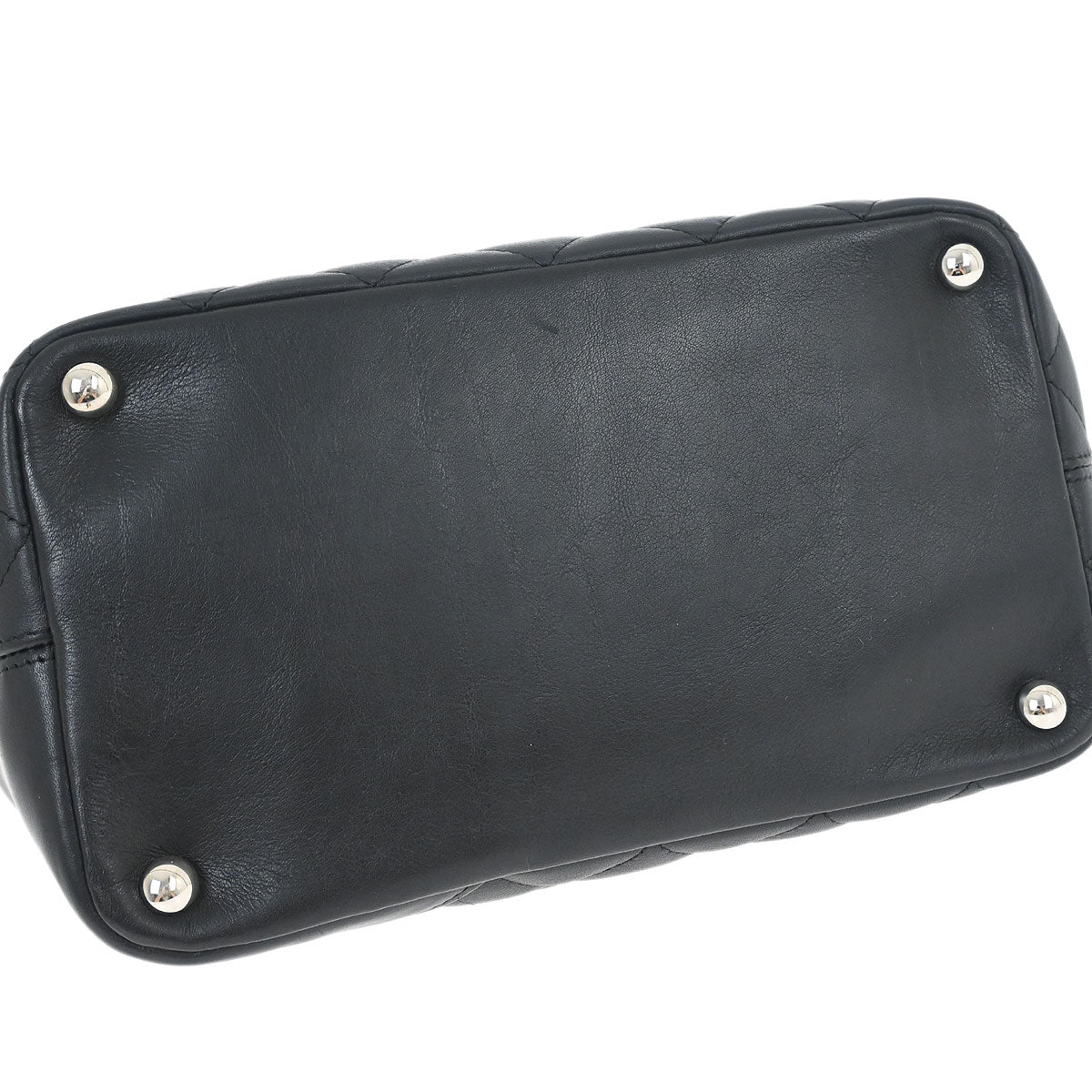 Chanel 2003-2004 Black Calfskin Cambon Ligne Tote Handbag