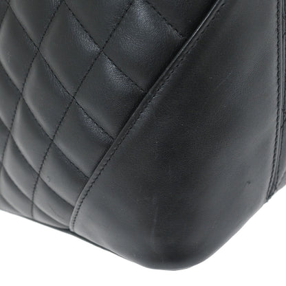 Chanel 2003-2004 Black Calfskin Cambon Ligne Tote Handbag