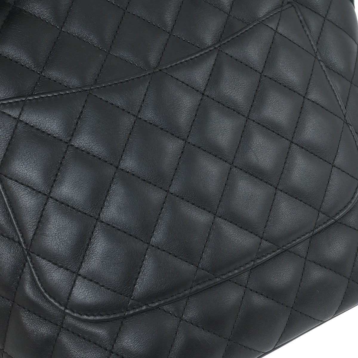 Chanel 2003-2004 Black Calfskin Cambon Ligne Tote Handbag