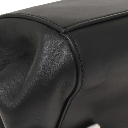 Gucci Black Bamboo Nymphaea 2way Shoulder Handbag