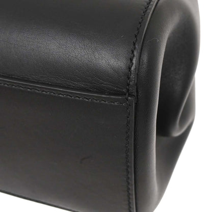 Gucci Black Bamboo Nymphaea 2way Shoulder Handbag