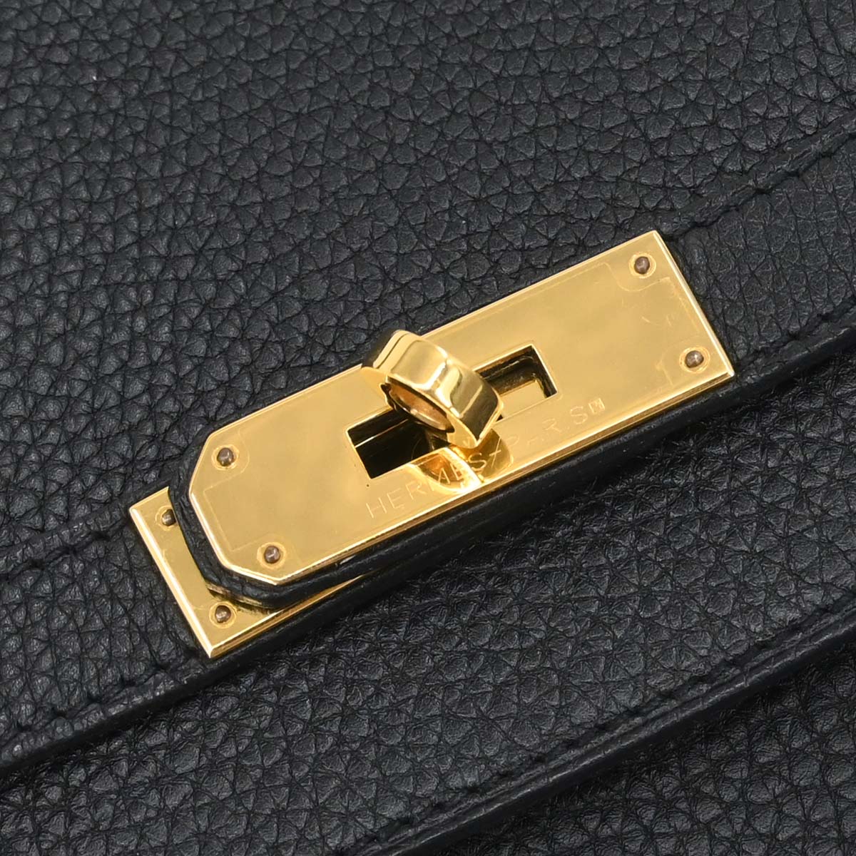 Hermes Black Taurillon Clemence Birkin 40 Handbag