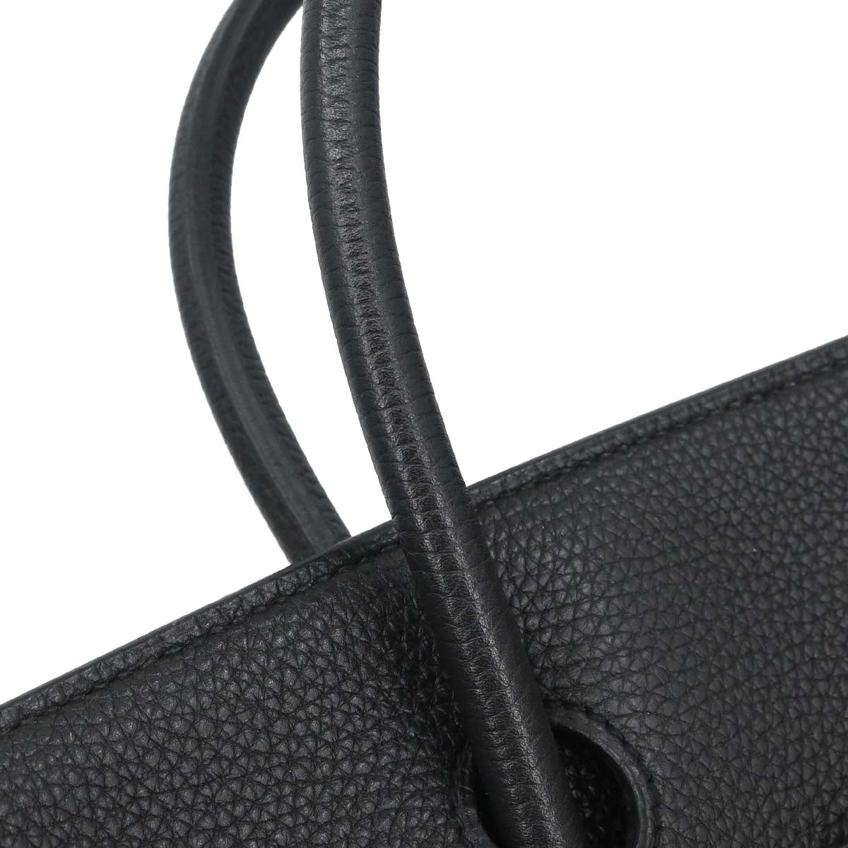 Hermes Black Taurillon Clemence Birkin 40 Handbag