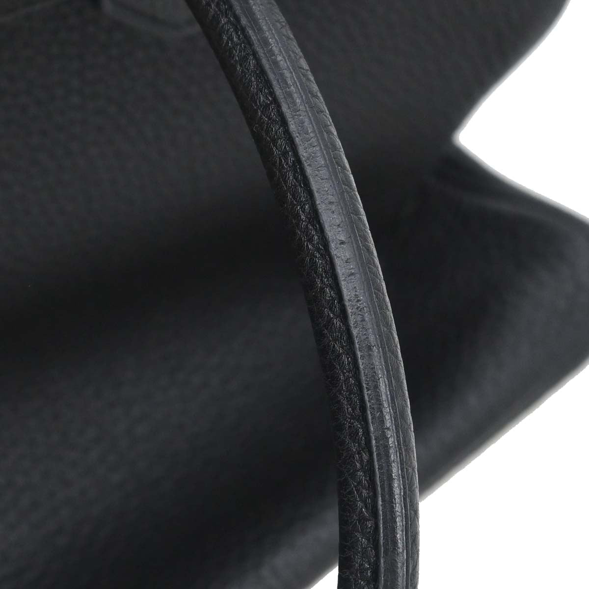 Hermes Black Taurillon Clemence Birkin 40 Handbag