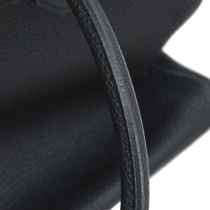 Hermes Black Taurillon Clemence Birkin 40 Handbag