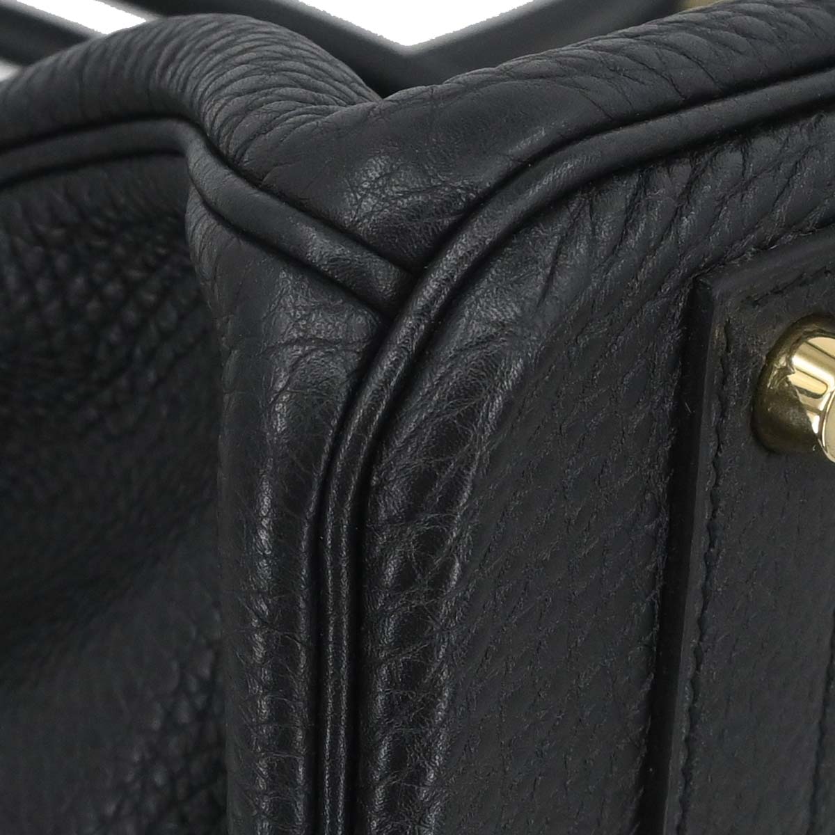 Hermes Black Taurillon Clemence Birkin 40 Handbag
