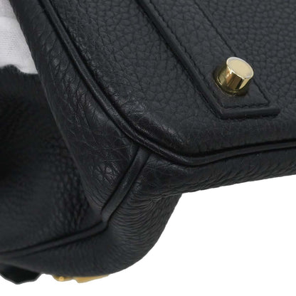 Hermes Black Taurillon Clemence Birkin 40 Handbag