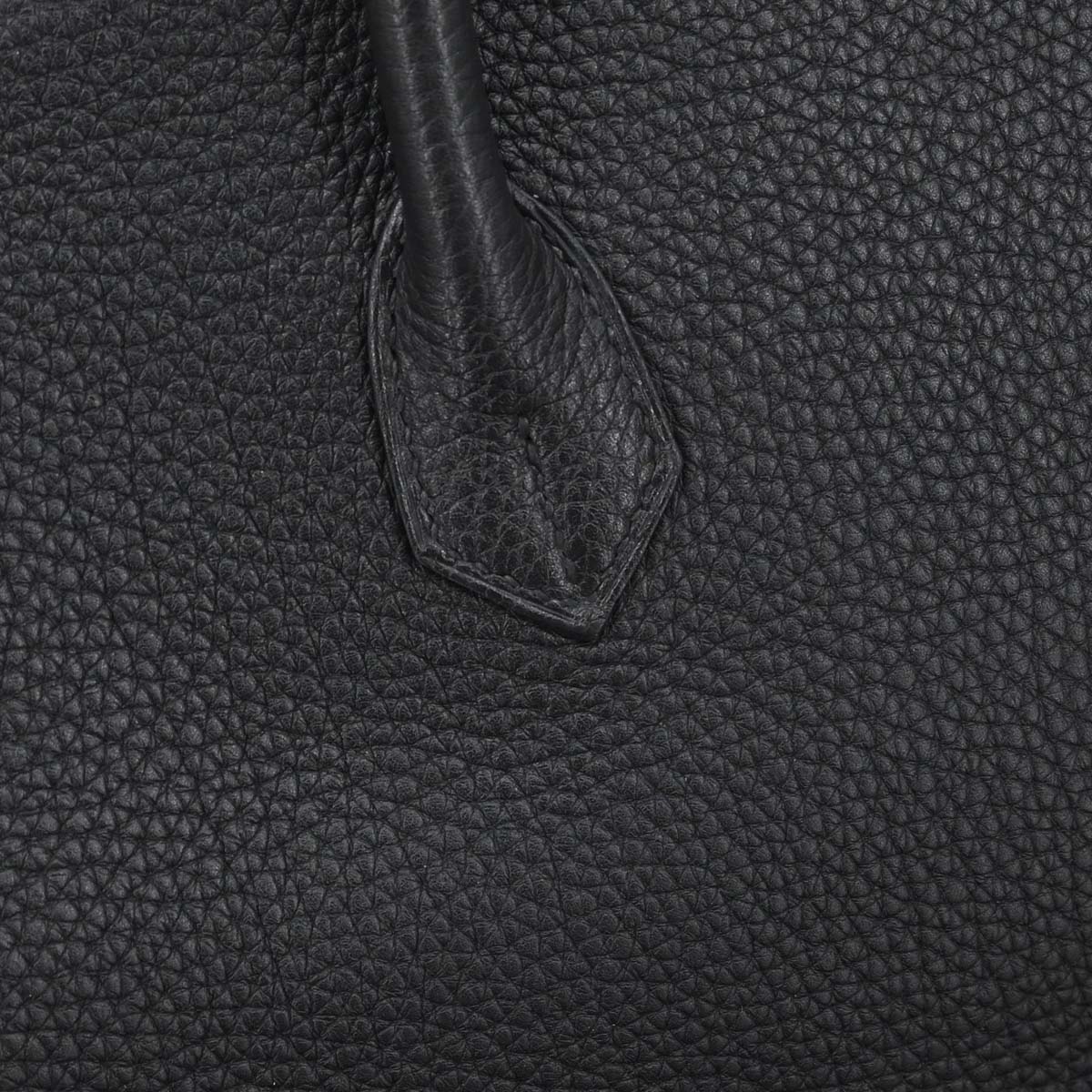 Hermes Black Taurillon Clemence Birkin 40 Handbag