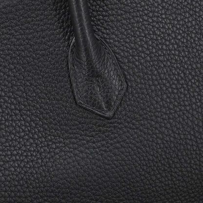 Hermes Black Taurillon Clemence Birkin 40 Handbag