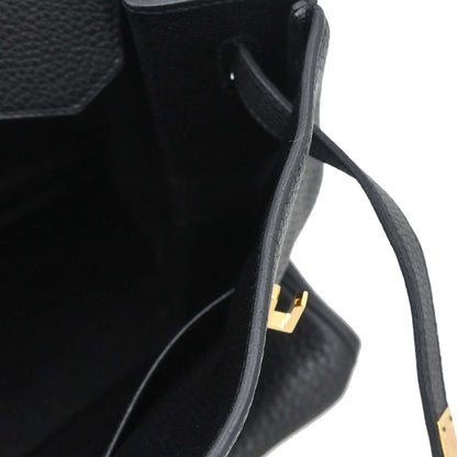 Hermes Black Taurillon Clemence Birkin 40 Handbag