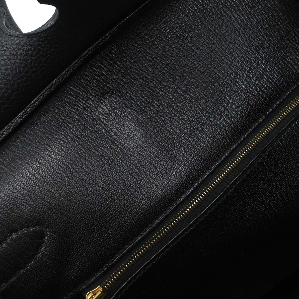 Hermes Black Taurillon Clemence Birkin 40 Handbag