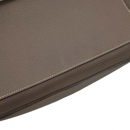 Hermes Etoupe Taurillon Clemence Jypsiere 34 Shoulder Bag