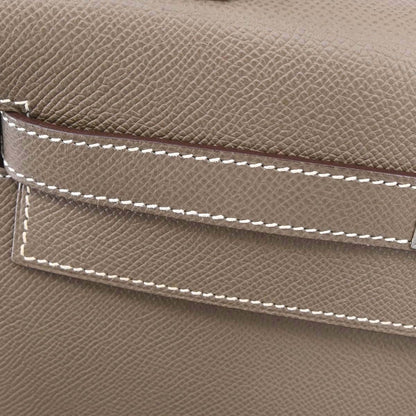 Hermes Etoupe Epsom Kelly 32 Sellier 2way Shoulder Handbag