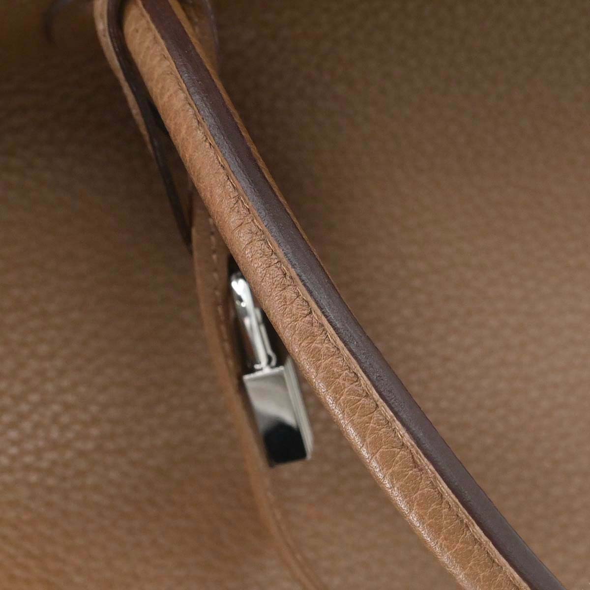 Hermes Alezan Taurillon Clemence Birkin 40 Handbag