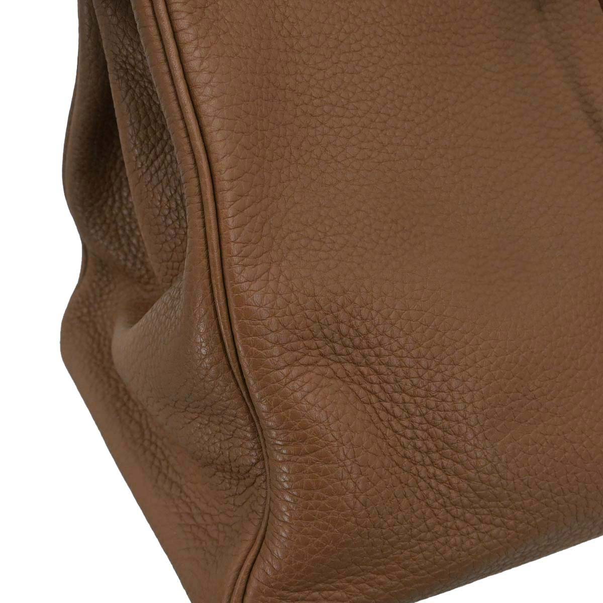 Hermes Alezan Taurillon Clemence Birkin 40 Handbag